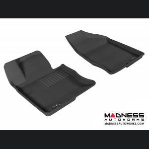 Hyundai Azera Floor Mats (Set of 2) - Front - Black by 3D MAXpider